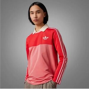 Adidas Originals Adicolor 70s long sleeve polo shirt